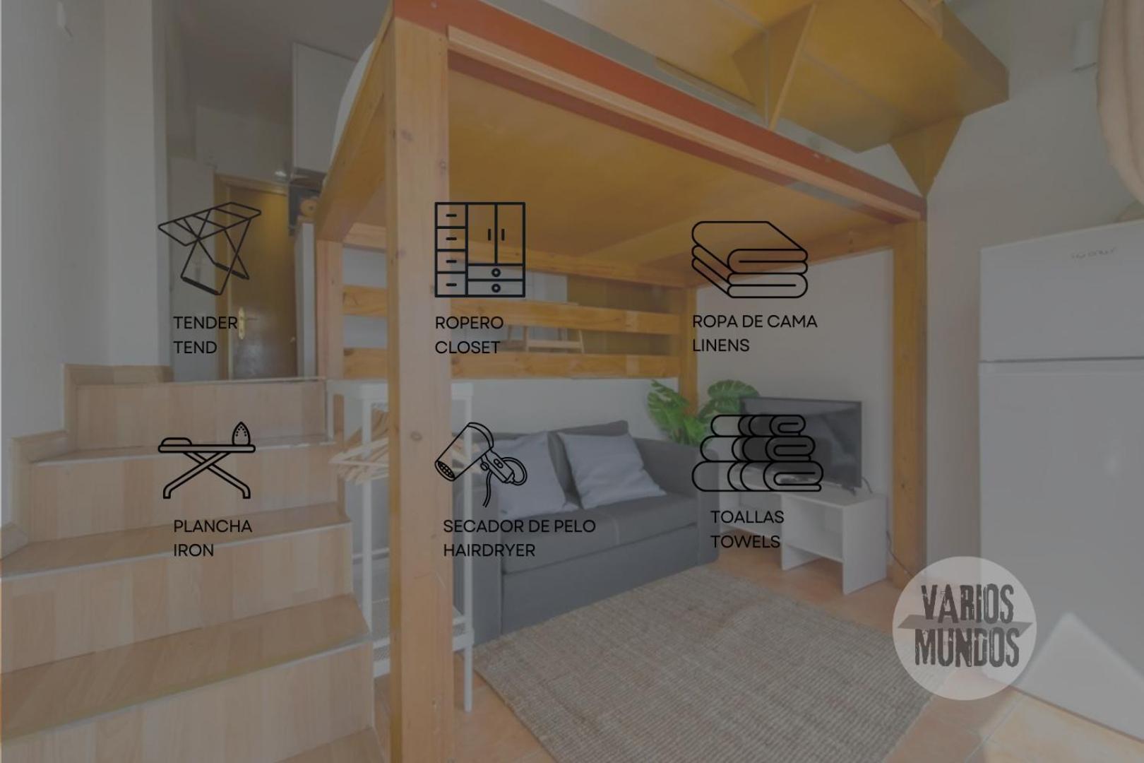 Апартаменты Nuevo Atico Loft 1Hab 3Pax En La Plaza De Chueca Мадрид Экстерьер фото